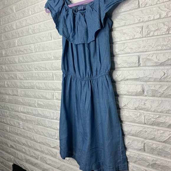 Blue Francesca’s off the shoulder Romper - Picture 2 of 2